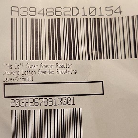 NWOT Susan Graver Weekend Cotton Spandex Smoothing Leggings Sz XXS - Picture 11 of 12